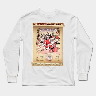 My Christmas Game Shirt Long Sleeve T-Shirt